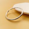 Silver Bracelet S999 Full Silver Bracelet Plain Ring Smooth Pure Silver Simple Open Round Rod Bracelet