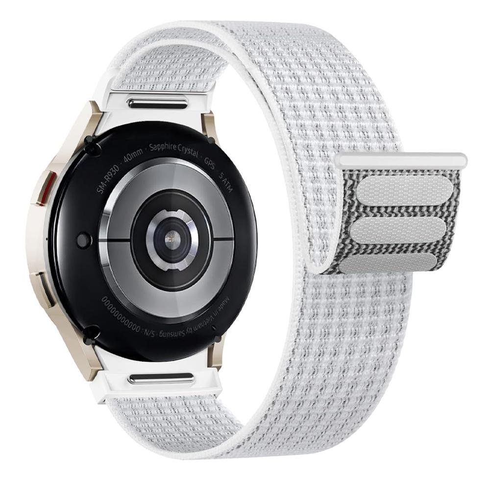 Без зазоров Ремешок Для Samsung Galaxy Watch 7 6 FE 4 Classic 5 pro 44мм 40мм 47мм 45мм Нейлоновый Loop браслет correa Galaxy Watch 7 Ремешок