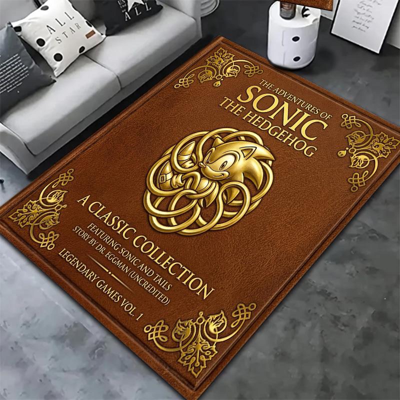 Sonic Hedgehog Carpet Rug For Living Room Bedroom Home Sofa Decoration Kids Play Nonslip Floor Mat