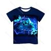 Angry Geometry Dash 3D Print T Shirts Boys Girls Cartoon Anime Tshirts Toddler Kids Game T-shirts Children Tee Tops Camiseta