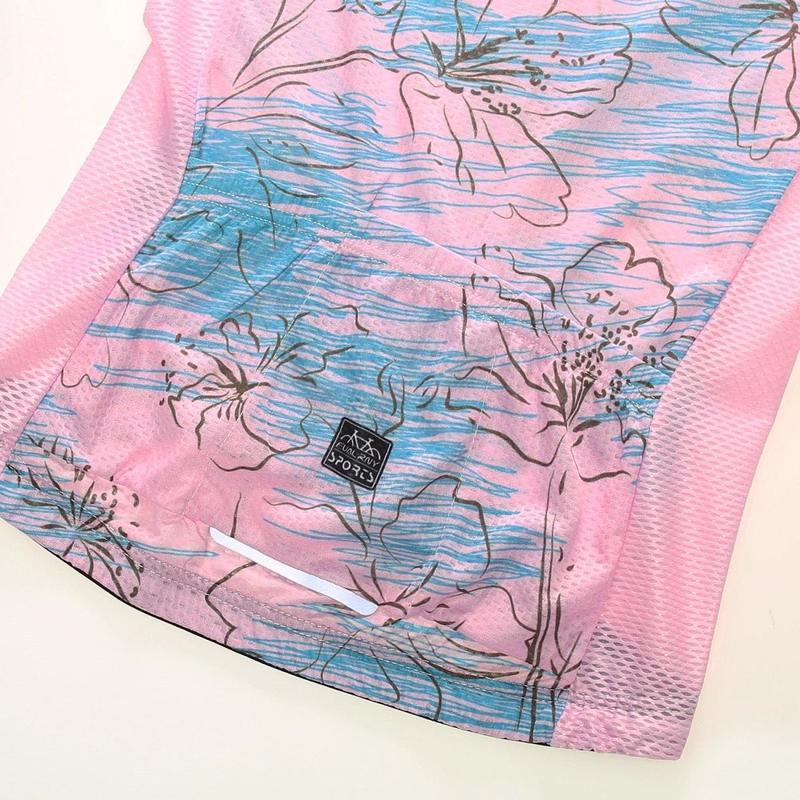 Летний комплект одежды с коротким рукавом для езды на велосипеде, женские спортивные трикотажные костюмы