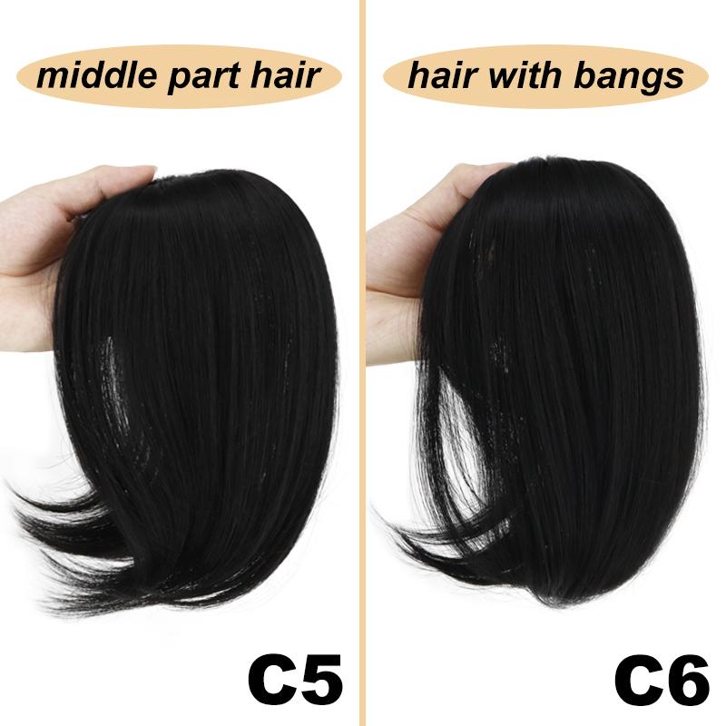 MERISIHAIR Женские прямые волосы, парики, закрывающие выпадение волос на заколке на макушке, наращивание волос из натурального синтетического волокна