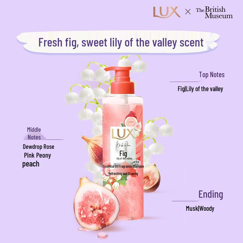 LUX Fig & Lily of the Valley Essential Oil Hair Conditioner 3-Pack