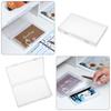Large & Medium Desk Storage Box School  Supplies Storage Box Pencil Box Desktop Organizer Plastic