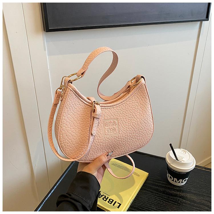 IELGY Ladies Underarm Bag All-Match Simple Style Hand Dumpling Bag