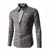 Casual Cotton Soft Thin Mens Shirts Slim Fit Luxury Business Long Sleeve Shirt Male Lapels Outwear Streetwear