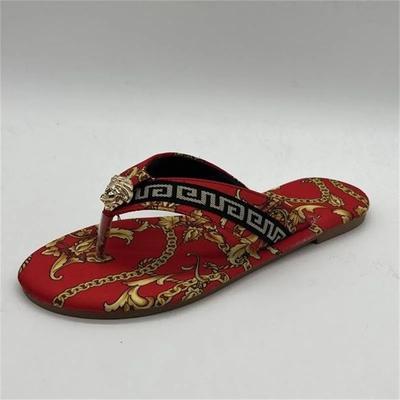 Модные сексуальные шлепанцы женские тапочки новые модные плоские шлепанцы с принтом уличные тапочки плоские тапочки женские сандалии большого размера