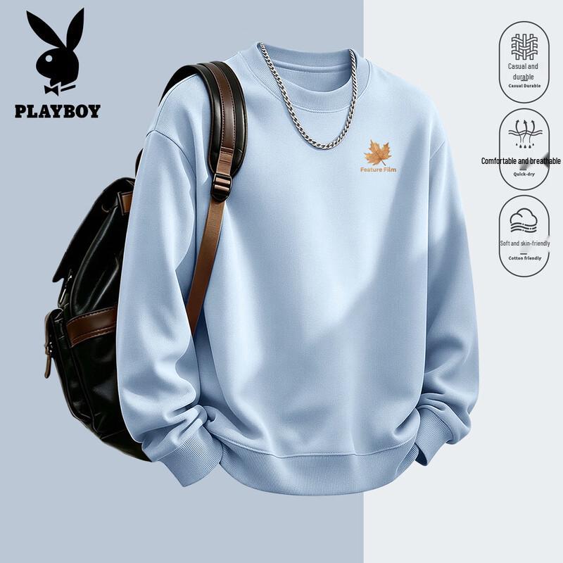 PLAYBOY Мужская американская повседневная свободная толстовка-пуловер