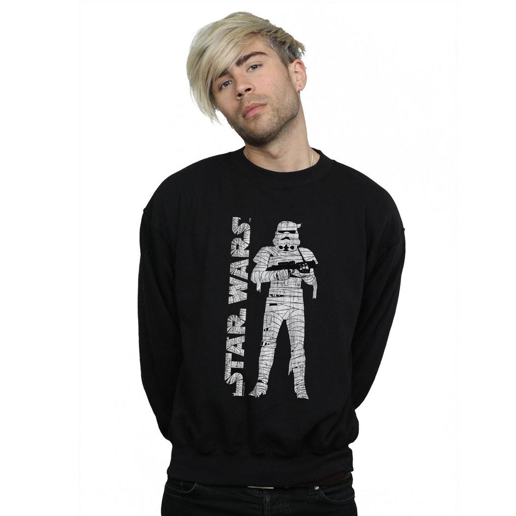 Star Wars Mens Stormtrooper Mummy Sweatshirt