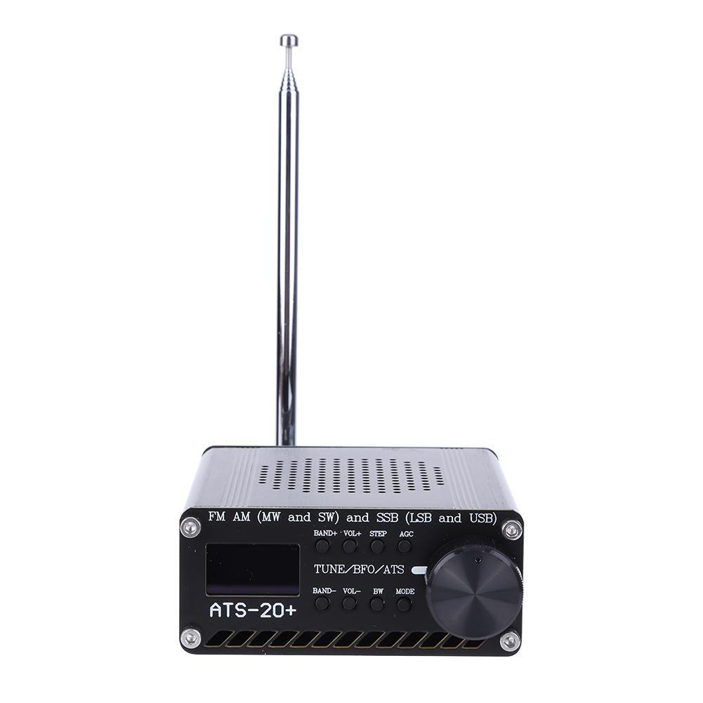 XR-118 ATS-20+Si4732 Полнодиапазонный приемник-сканер 0,96-дюймовый OLED-экран FM AM SSB Сканер AM MW&SW SSB LSB & USB с антенной