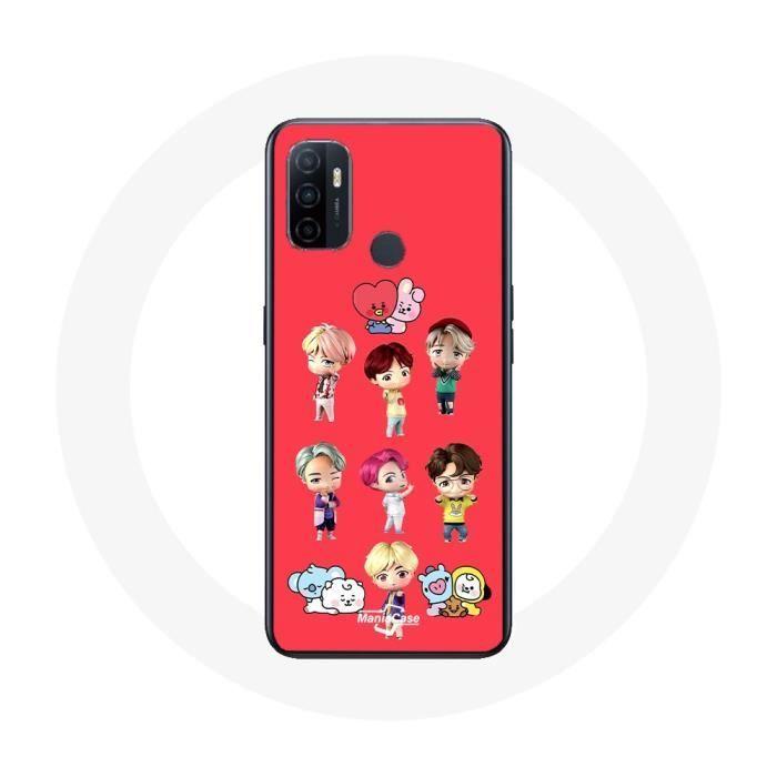 Case for Oppo A53 BTS TinyTAN Animation BT21 Poster