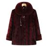 Повседневное свободное пальто из искусственного меха, корейское женское плюшевое пальто, весенне-осенняя женская куртка с длинными рукавами из меха