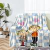 Charlie and Lola Theme Printed Blanket - Perfect for Couch, Bed, Travel & Outdoor Use | Machine Washable, Cozy & Durable.