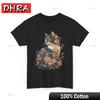 Adorable Cat Lover T-Shirt for Men Women Cute Funny Graphic Tee Trendy Chic Bold Tshirts Urban Trendy Tee Vintage for Outdoors
