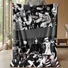 Tokio Hotel BandPrinted Flannel Blanket Cozy Skin-Friendly Warm Throw for Couch Bed Indoor Daily Use