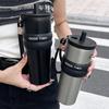 Термобутылка 710 мл с крышкой-поилкой из нержавеющей стали 316, кружка для кофе, термокружка для холодных и горячих напитков, портативная автомобильная термокружка
