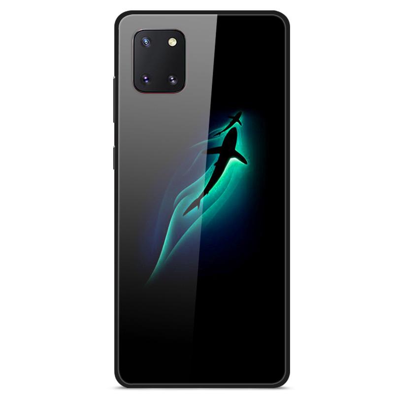 Для чехла Samsung Note 10 Lite Чехол Закаленное Стекло Планета Космос Чехол для Samsung Galaxy Note10 Lite Чехол S10 Lite Стеклянный Чехол