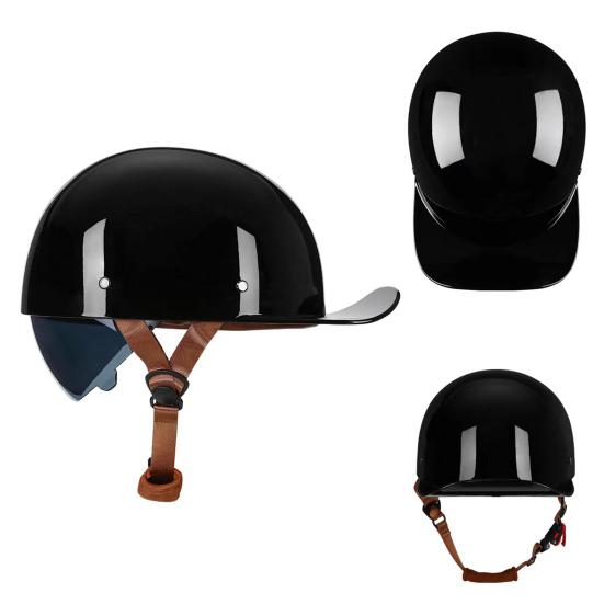 Винтажный мотоциклетный шлем для езды на велосипеде, катания на роликах, бейсболка с открытым лицом, легкий шлем для мужчин и женщин, велосипедный скутер, полушлем