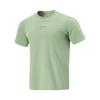 Fitness Series Simple Solid Color Round Neck Pullover Short Sleeve T-Shirt Men Tops Bean-Green ATSV115-4