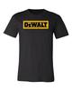 Dewalt Tools Черная Т-футболка TEXT DISTRESSED 6 Размеров S-6XL! Быстрый корабль! Футболка Unisex