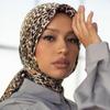 Leopard Print Silk Scarf 90 * 90Cm Satin Imitation Silk Large Square Scarf, Amazon Set Silk Scarf Headscarf