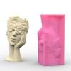 Silicone Ornament Moulds Silicone Vase Molds Contemplative Girl Shape Flexible Crafting Moulds Silicone Craft Moulds