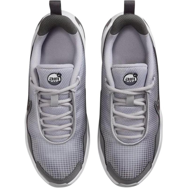 Nike Air Max Nova Устойчивые к истиранию Низкие Детские Повседневные Кроссовки Черный Железно-Серый Подростковые Кроссовки FN4446-004