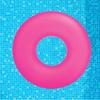 Swimming Ring Inflatable Leakproof Fluorescent Light Neon Light Portable Pool Swim Ring Summer