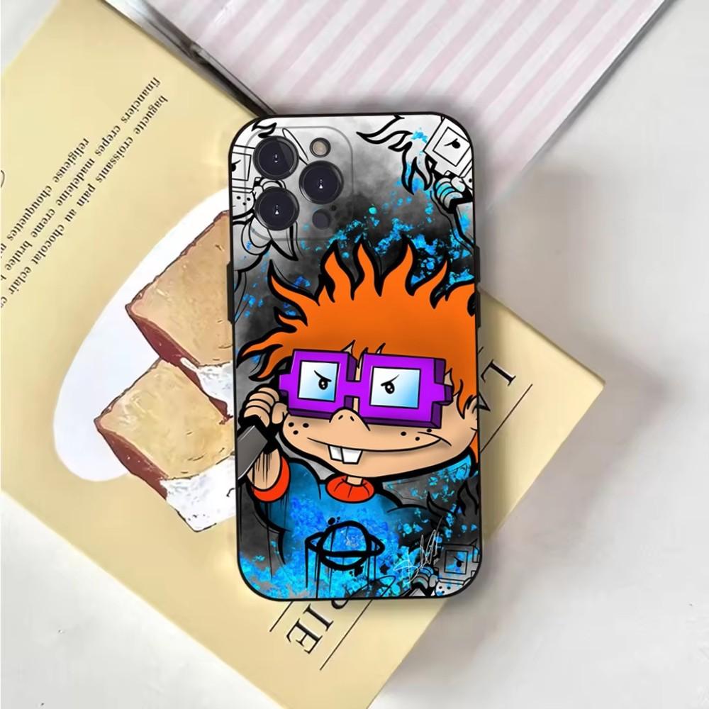 Крутой парень Чакки Анжелика Чехол для телефона для iPhone 16,15,14,13,12,11,Pro,X,XS,Max,XR,Plus,Mini Мягкий черный чехол