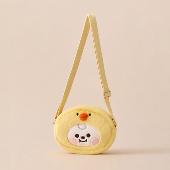 BT21 CHIMMY BABY FLUFFY Lying Doll/ Key Ring/ Costume Closet Bucket Hat Set/ String Mini Bag Charm Pouch/ Face Doll Crossbody Bag (5 Options)