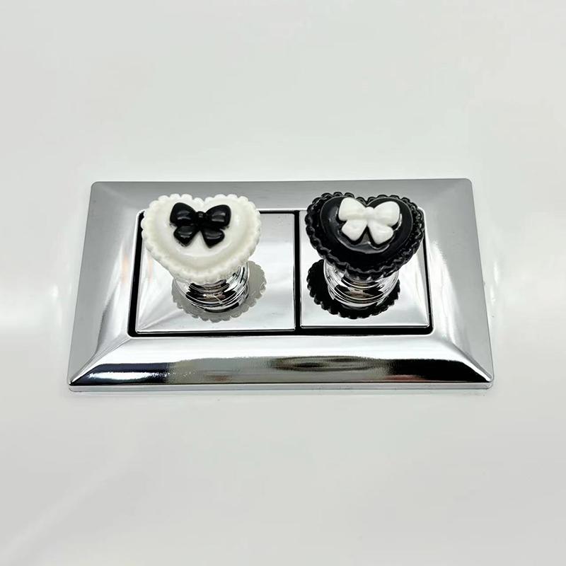 Кнопка туалетного пресса Flower Туалетный пресс Креативный Специальный Выключатель для сливного бака в ванной Аксессуары