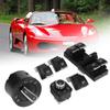 6Pcs Car Headlight Rearview Mirror Power Windows Switch Button Control for  Passat CC Jetta