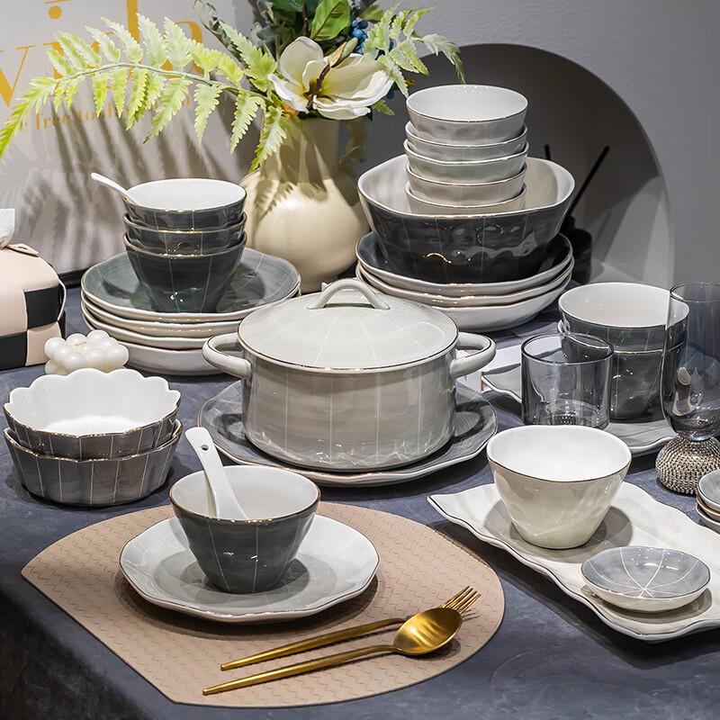 Kangmo Sangmo 58-Piece Ceramic Dinnerware Set