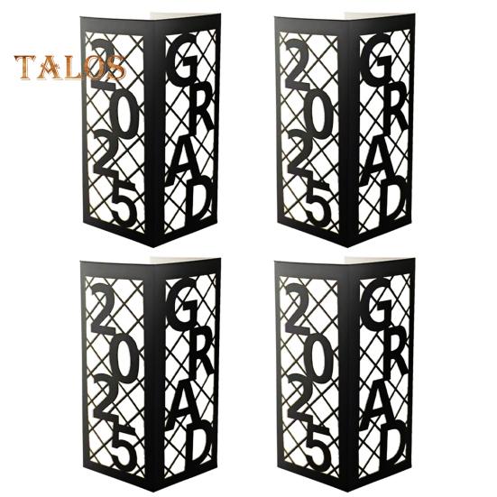 2/4 шт. 2025 Выпускной Декор Коробки Настольные украшения Коробки Абажуры Цветочные композиции Коробки для выпускного Вечеринка в честь окончания школы