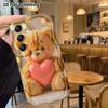 Phone Case: 2D Flat Samsung Galaxy A34 A35 M05 M06 S20 S22 S21 FE Plus 5G Protective Case, Plush Little Bear, Christmas and Halloween Gift