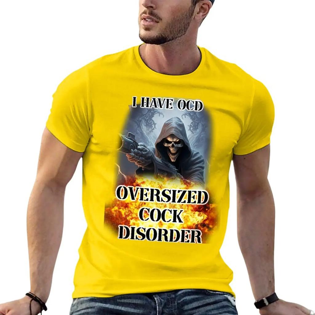 New i have ocd ver 2 T-Shirt Anime t-shirt t shirt man plain black t shirts men