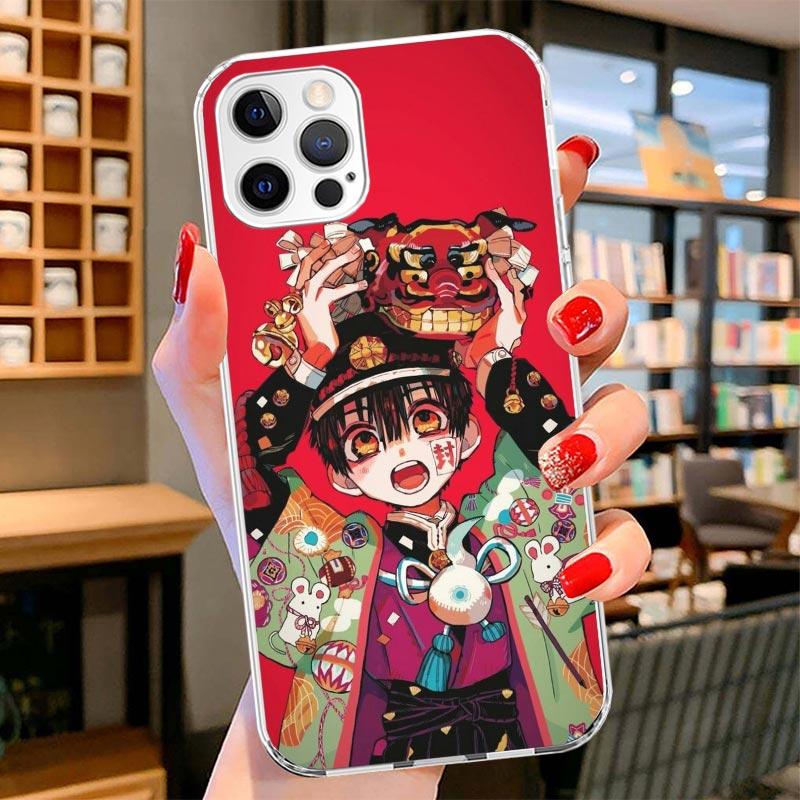 Toilet bound Hanako Kun Anime Cover Phone Case For iPhone 16 17 Air 15 14 Pro Max 16E Phone Case 13 Mini 12 11 7 SE 8 Print Patt