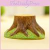 Stump Cartoon Tree Green Grassland Mini Model Decoration For Micro Scenery Props
