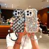 Роскошный 3D браслет из страз Чехол для телефона для iPhone 17 Pro Max/16/14/13
