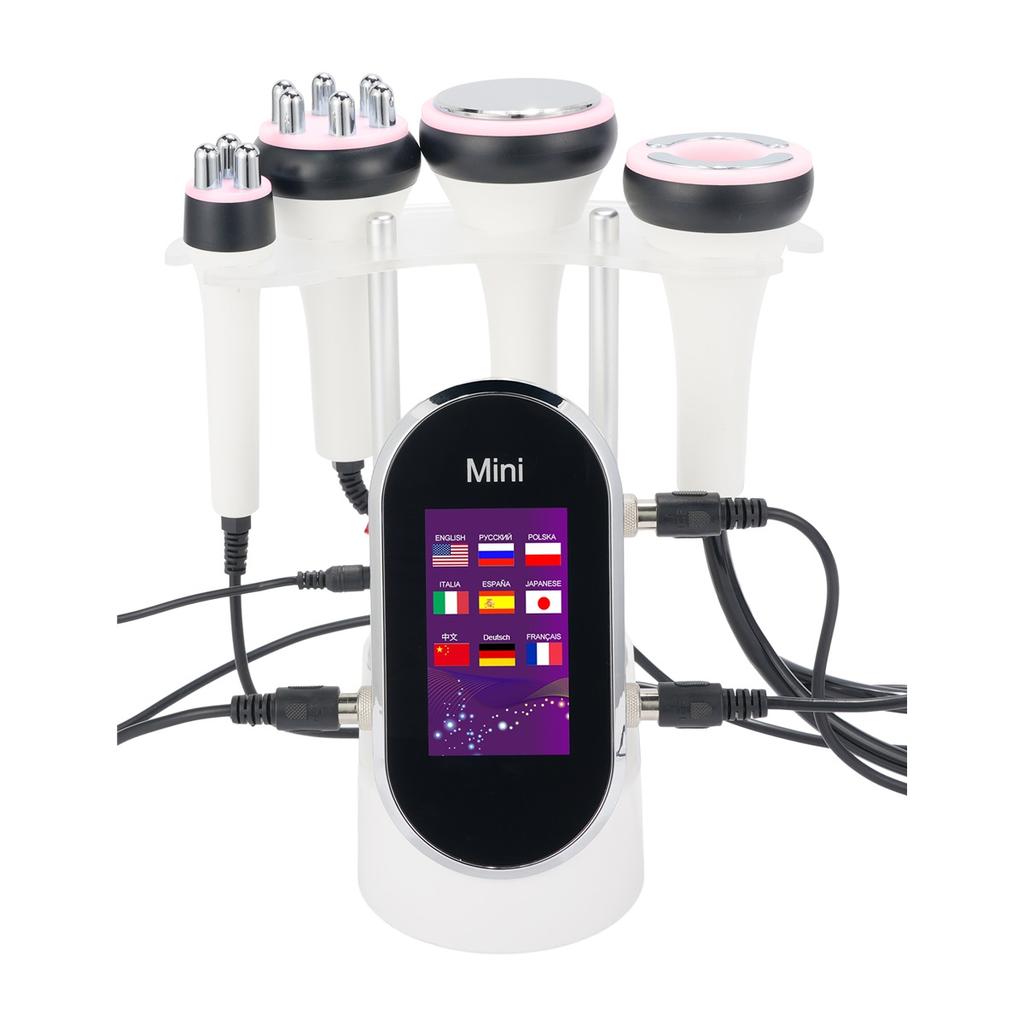 4-в-1 Уход за лицом 40K Кавитация Липо похудение Ультразвуковая липосакция Кавитационный аппарат Подтяжка кожи Лифтинг-устройство