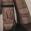 Ультратонкие колготки из черного шелка и серого цвета, порванные вручную, для женщин - сексуальные прозрачные чулки телесного цвета