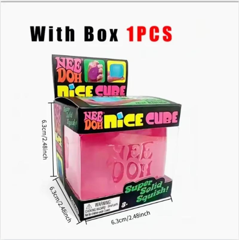 Needoh Nice Cube Игрушка-кубик для снятия стресса, тревоги, улучшения концентрации, настольная игрушка для взрослых и детей