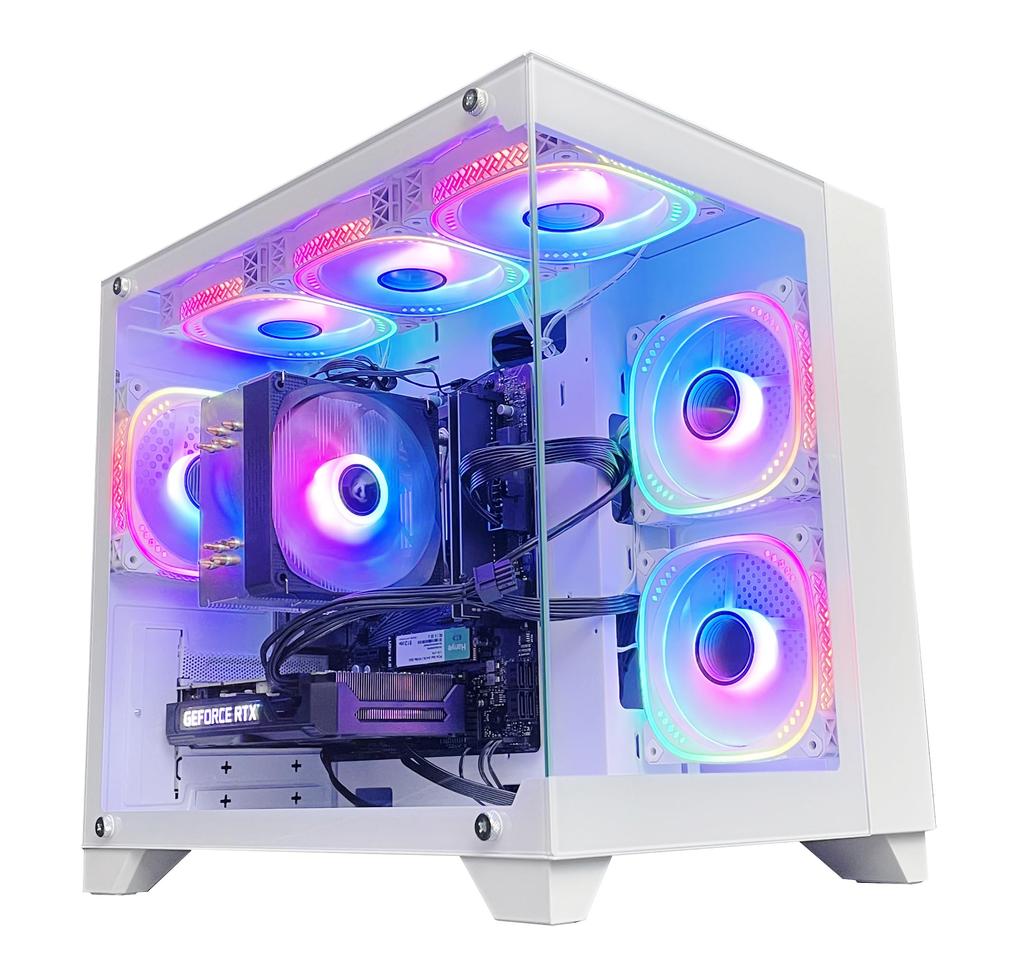 NEWLEAGUE Gaming Desktop Computer Specially Selected Model Core I5 12400F GTX1650 16GB NVMe SSD 512GB 550W Power Supply Unit Windows 11 Office Mini