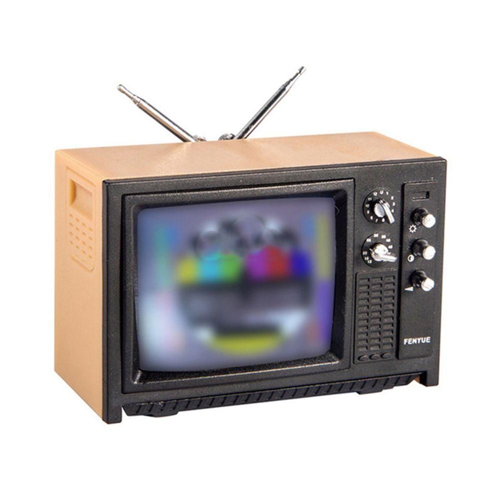 BJD Doll Television Ornaments Portable TV Toy Miniature Simulation Furniture Living Room Decoration