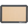 Basic Silicone Baking Mats, Set of 3, Rectangular, 41.9cm L X 29.5cm W, Beige/Gray