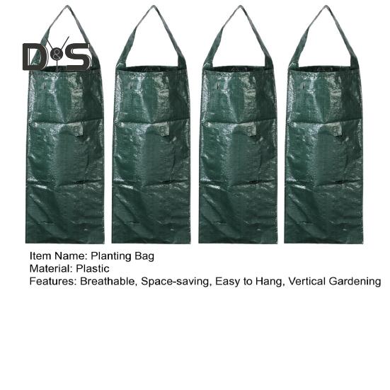 Подвесной мешок для выращивания растений, перевернутый мешок для посадки томатов, сумка для посадки клубники для домашнего сада, балкона, простое вертикальное озеленение