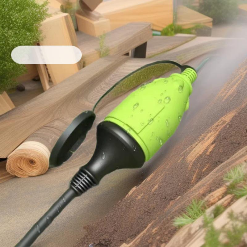 European Waterproof Extension Cord with Three-Core Pure Copper and Safety Door Plug