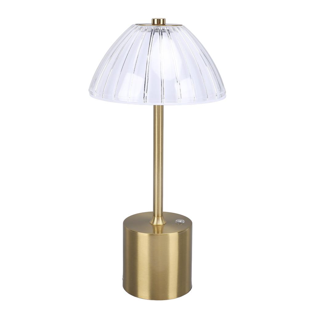 Портативная настольная лампа Crystal LED с 3 уровнями яркости, сенсорным управлением и регулировкой яркости, прикроватная лампа для дома Dini