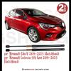 2pcs Rear Tailgate Damper for Renault Clio V -2025 Hatchback WITH SPRING Trunk Boot Gas Charged Gas Struts