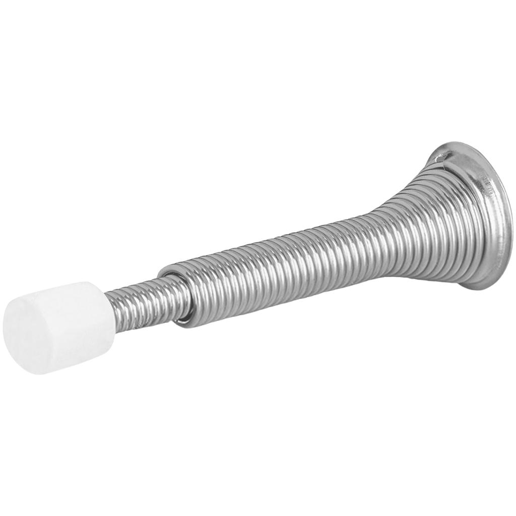 Регулируемая длина пружинных дверных упоров Защита стен с резиновыми наконечниками Простая установка пружинных дверных упоров Простая установка